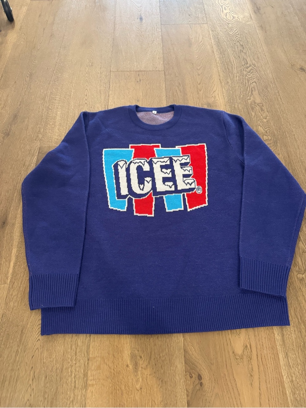 ICEE Logo Crewneck Sweater - Blue